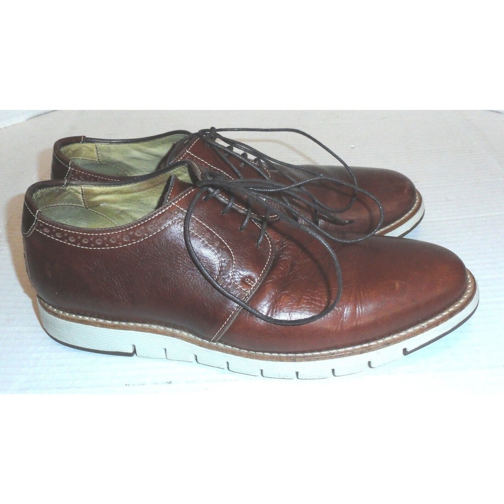 Johnston & Murphy Est. 1850 Men's Leather Lace Up Oxford Shoes Size: 9M 27-1744